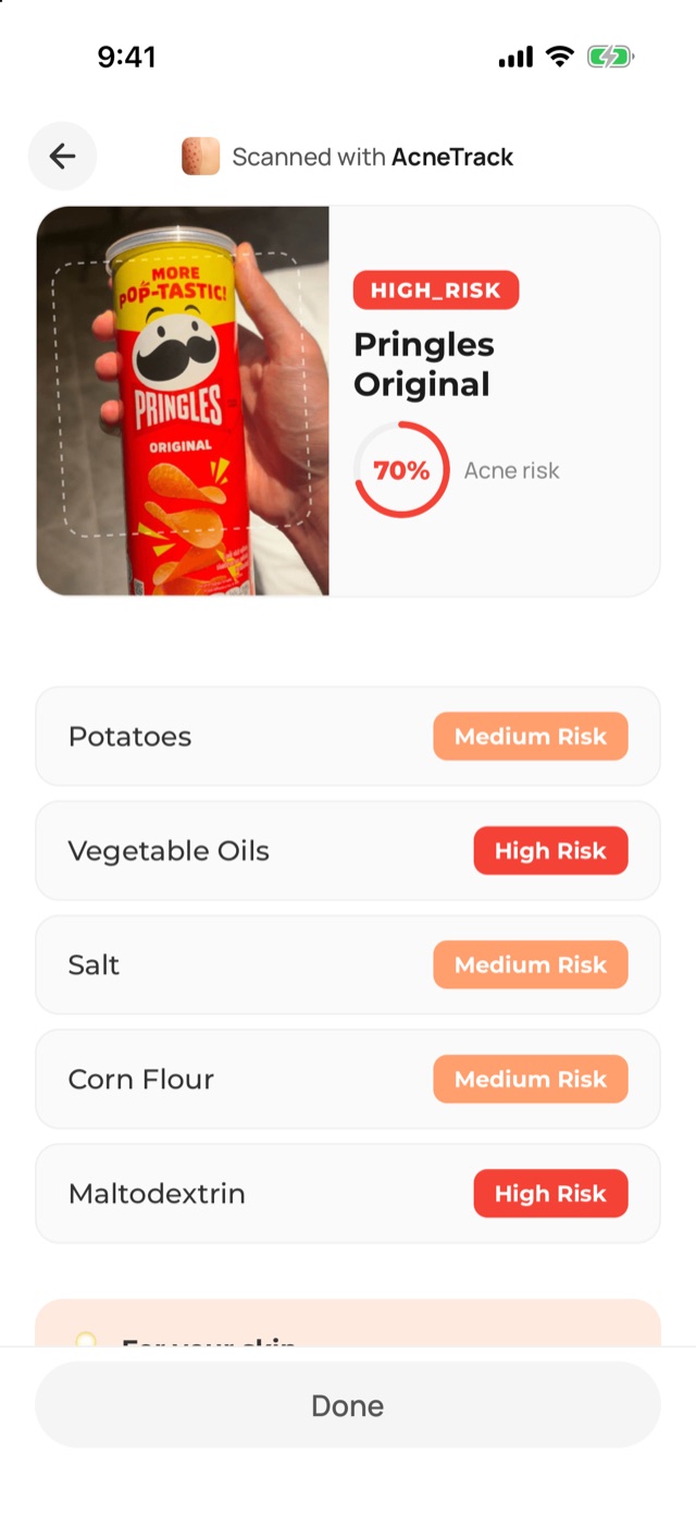 Food scanner